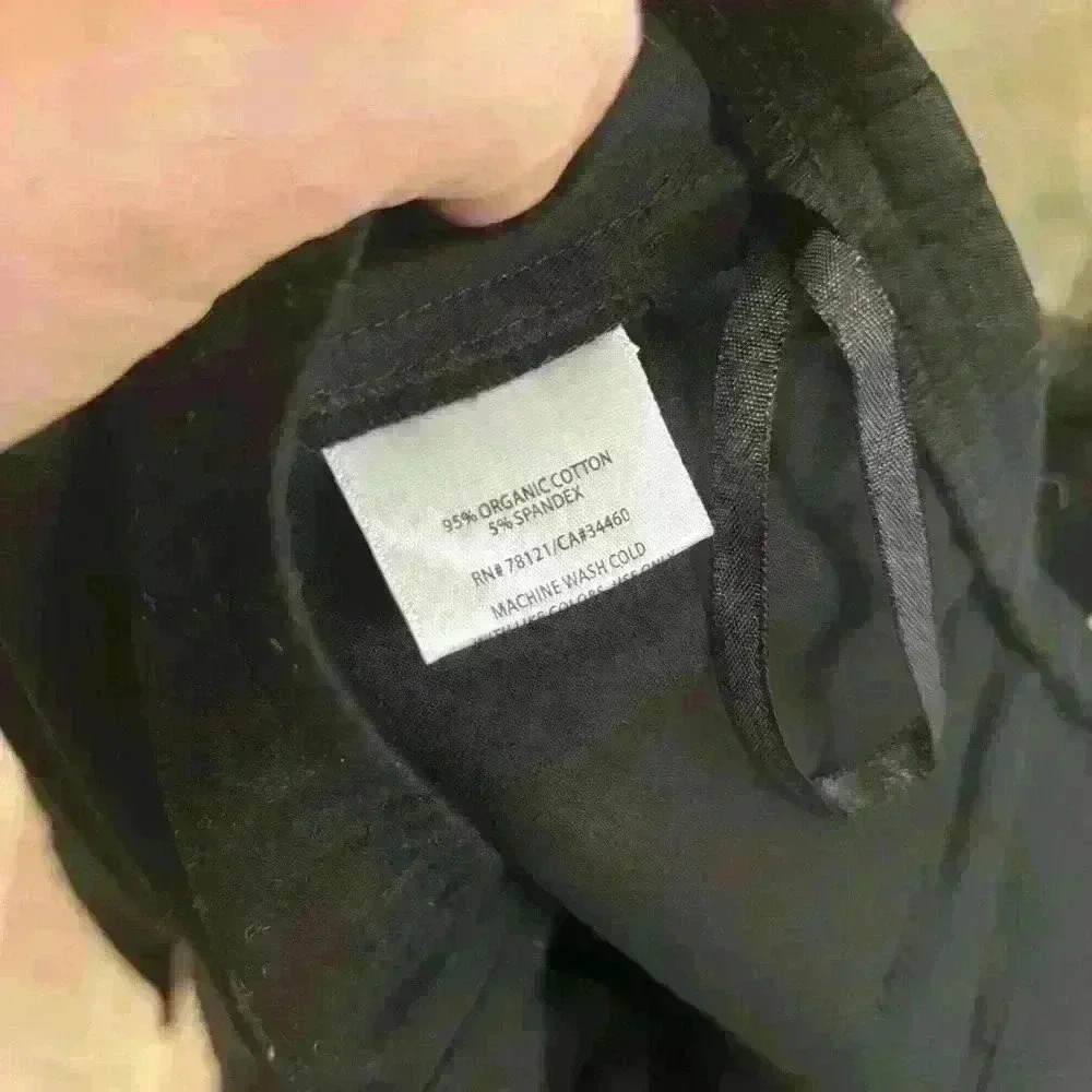 - Eileen fisher petite Organic Cotton Twill Slim Ankle Pant Sz 10 Petite - Picture 9 of 9